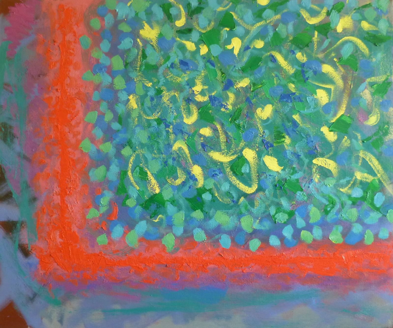 Limited Field 1 75x90x1.8cm oil on canvas