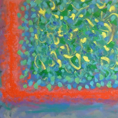 Limited Field 1 75x90x1.8cm oil on canvas
