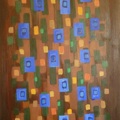 To substance 7 60x102x1,8cm (oil on canvas)