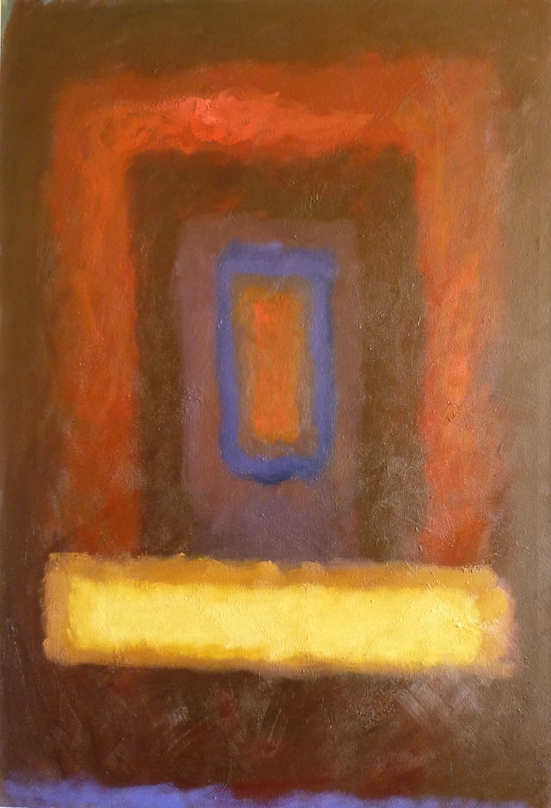 Worlds2. 72x109x4.5cm (oil on canvas)