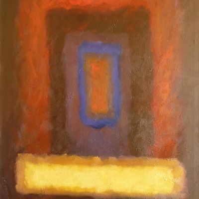 Worlds2. 72x109x4.5cm (oil on canvas)