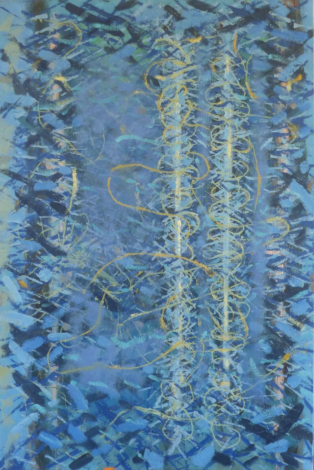 de Broglie 1 50x76x1.8cm (oil on canvas)