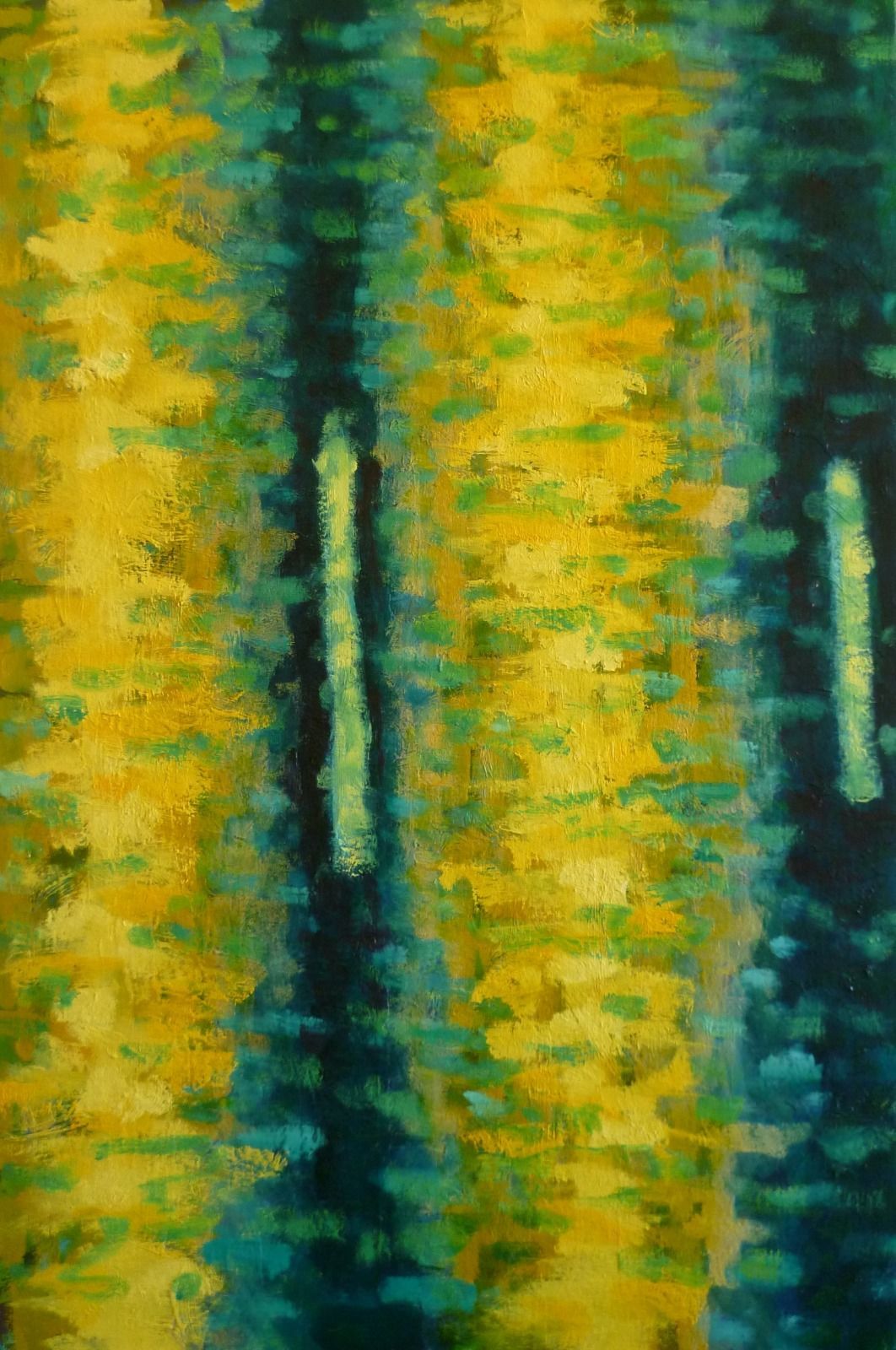 de Broglie 4. 50x76 x1.8cm(oil on canvas)