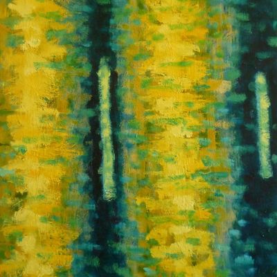 de Broglie 4. 50x76 x1.8cm(oil on canvas)