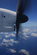 Inter-island flight-SATA (Azorean Airline)-Bombardier Q400 Turbo-Prop