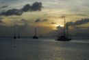 Martinique - Ste Anne - View to Pte Diamant + Diamond Rock