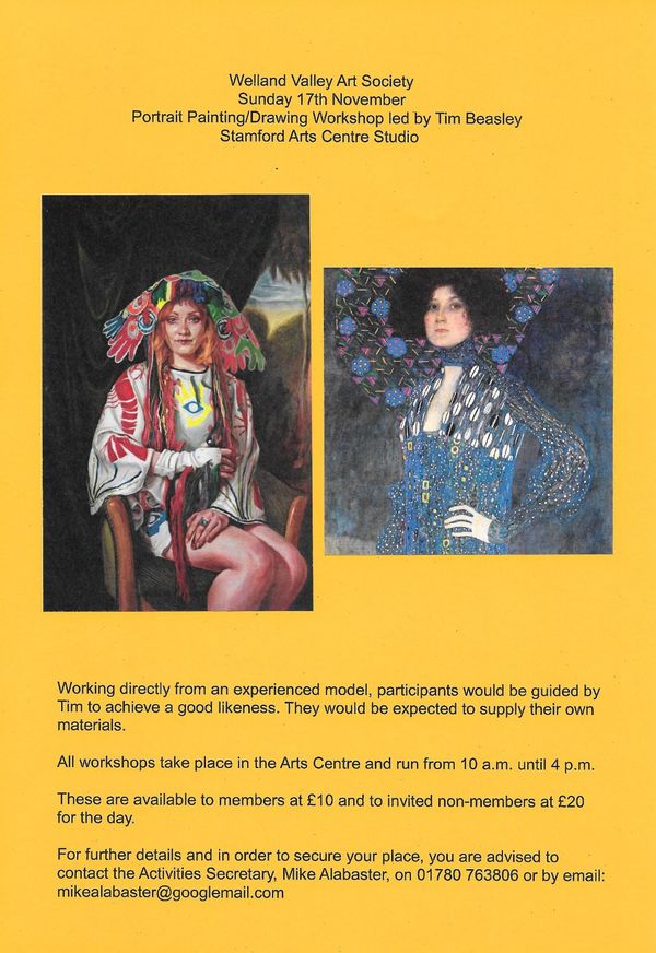 Portrait Workshop Tim Beasley 17th November 2019