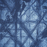 Blue Abstract II - Polymer Photogravure Print