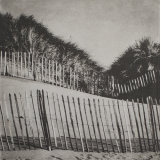 Fence I - Strandhill - Polymer Photogravure Print