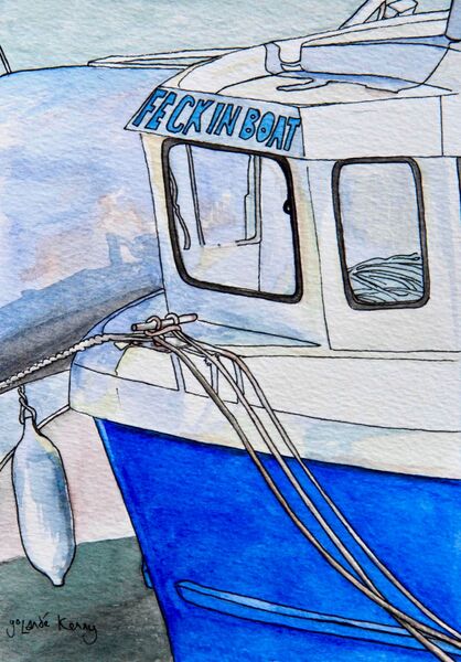 Limited Edition Signed Print 'That Boat'... £25