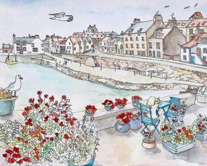 Print 'Cellardyke Harbour'... £29