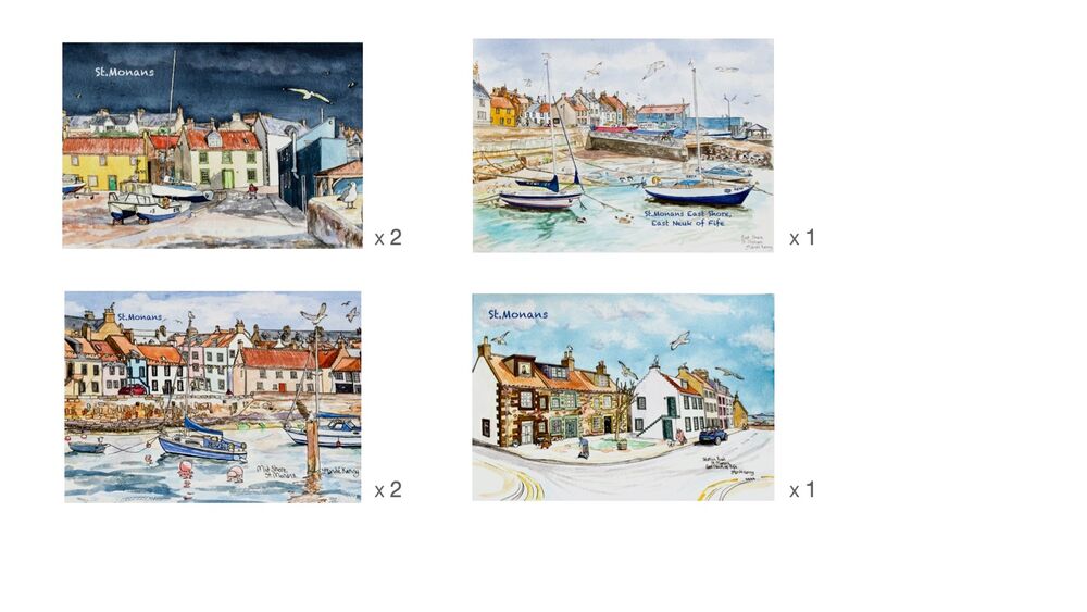 St.Monans cards montage