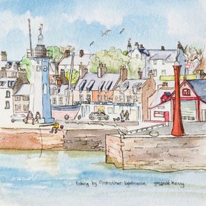 Print 'Fishing by Anstruther Lighthouse'... £19