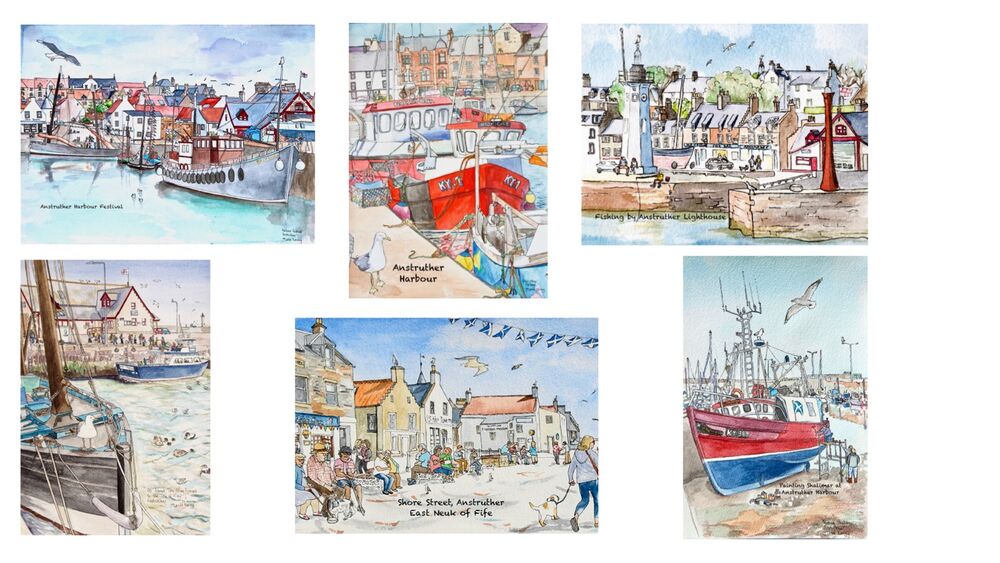 Set 1, Anstruther cards montage