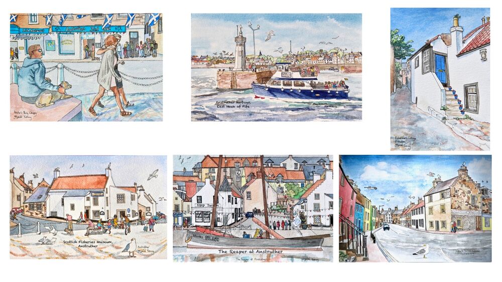 Anstruther Cards montage (Set 2)