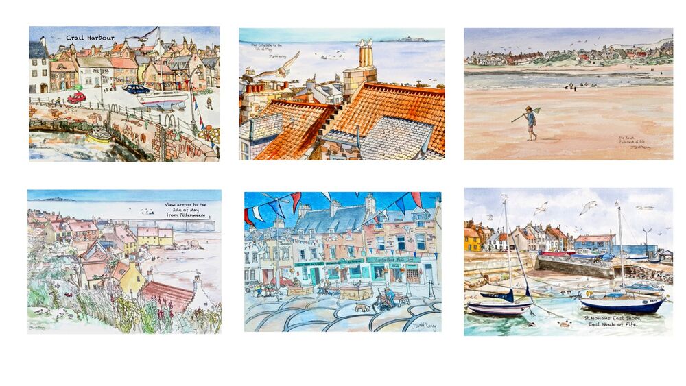 East Neuk Cards montage (Set 1)