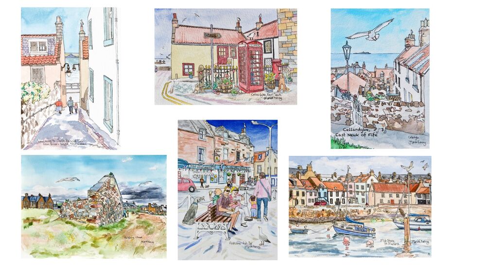 East Neuk Cards montage (Set 2)