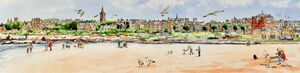Original Watercolour 'St.Andrews West Sands' Sold