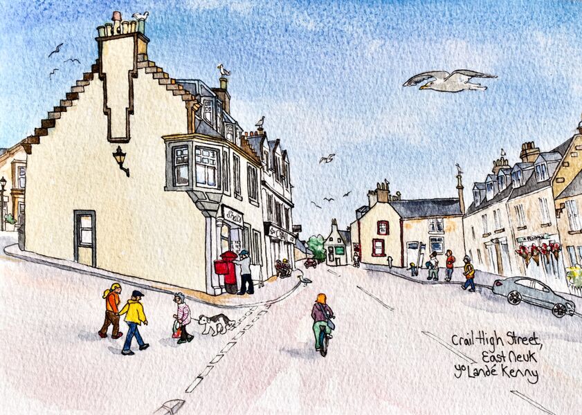 Print 'Crail High Street'... £25