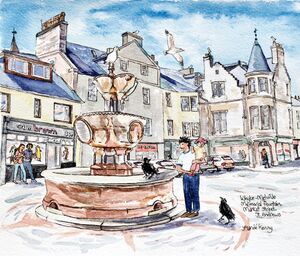 'Whyte-Melville Memorial Fountain, St Andrews'... Sold