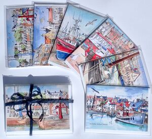 Pack of 6 Anstruther Greeting Cards (Set 1)... £12