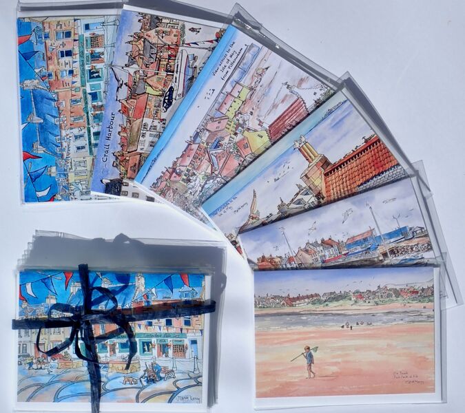Pack of 6 East Neuk Villages Greeting Cards (Set 1)... £12