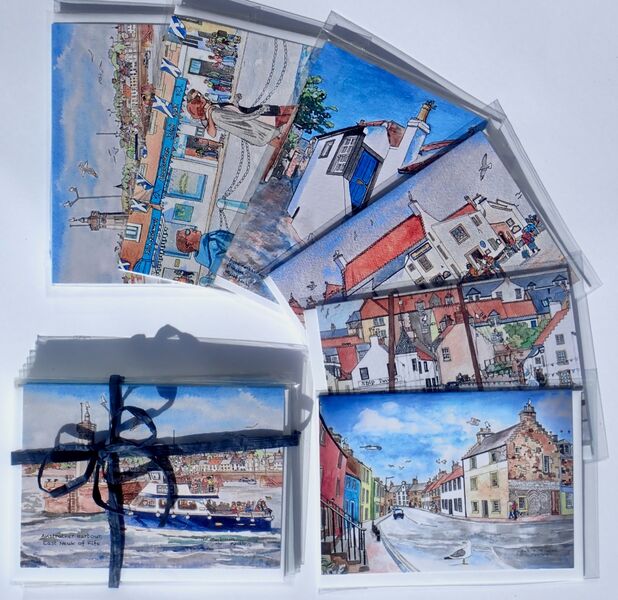 Pack of 6 Anstruther Greeting Cards (Set 2)... £12