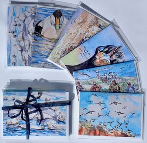 Pack of 6 Isle of May Greeting Cards.. £12
