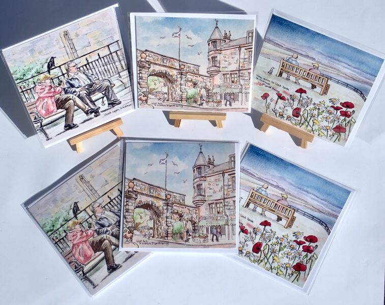 Pack of St.Andrews square cards 2