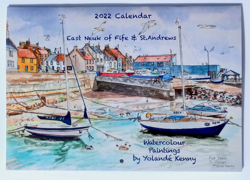 2022 East neuk of Fife & St.Andrews Calendar. 1 front