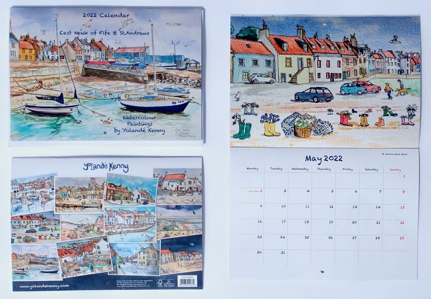 2022 East Neuk of Fife & St.Andrews Calendar.. £12.50