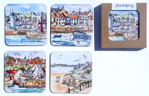 Gift boxed set of 4 Coasters... £18