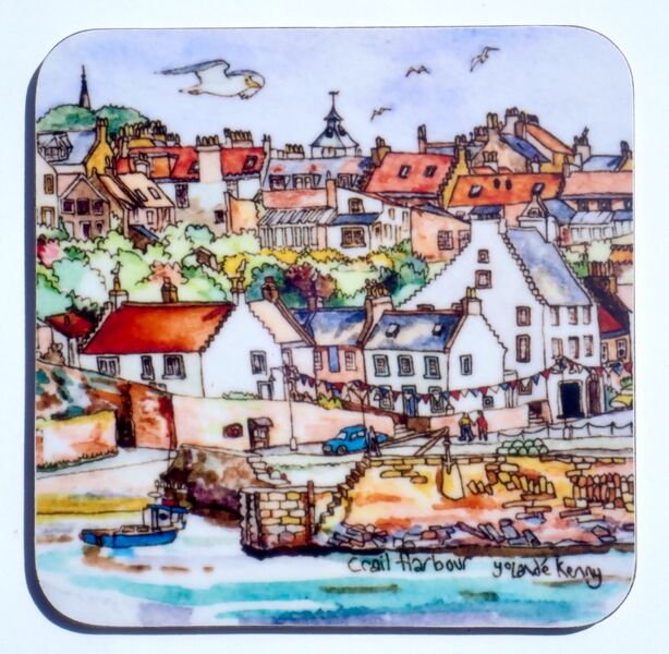 NEW DESIGN Gift boxed set of 4 Coasters Crail4