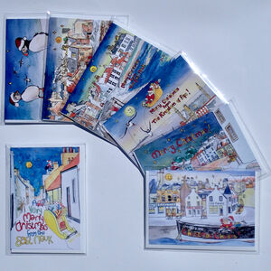Set of 7 East Neuk Christmas Cards.. £14