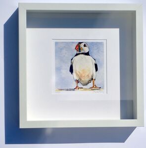 Framed Signed Limited Edition Print of Mr Puffin.. £30