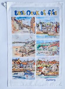 East Neuk of Fife Villages Tea Towel... £12.50