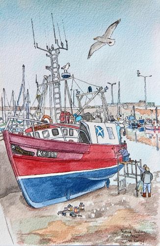 Print 'Painting Shalimar at Anstruther'... £25