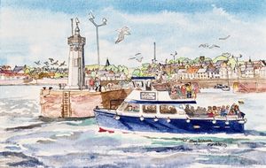 Print 'May Princess leaving Anstruther Harbour'... £25