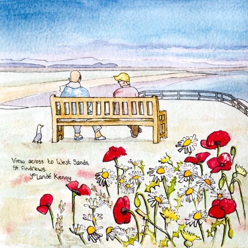 Print 'View Across to West Sands'... £19