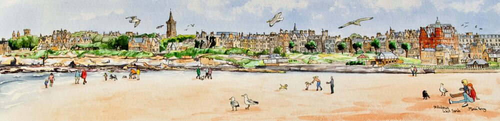 Print 'St.Andrews West Sands'... £85