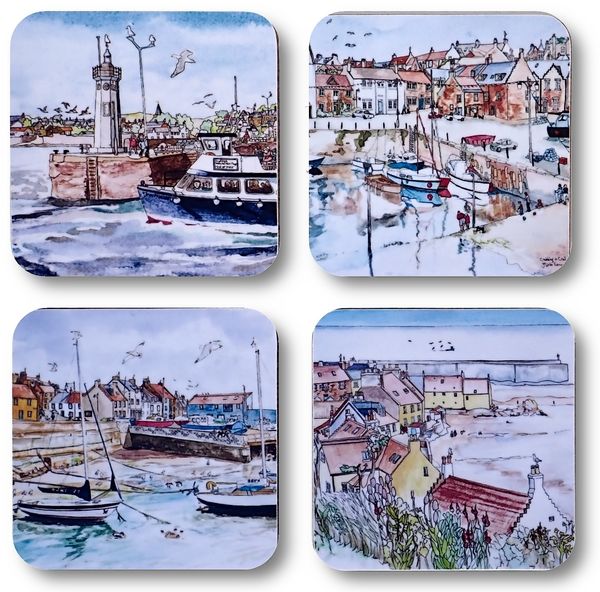Boxed set of 4 Coasters... £16