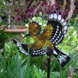 Hoopoe garden mosaic
