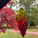 Variegated teardrop hanging