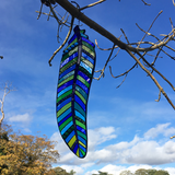 mosaic feather sun catcher