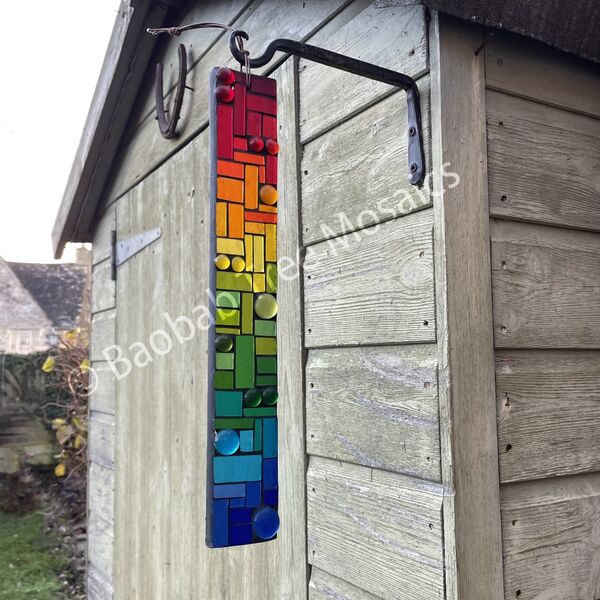rainboe glass mosaic suncatcher