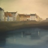 Safe harbour, St Monans. Oil on canvas. 80cm x 80cm. SOLD