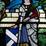 Stained glass, detail I, Tibbermore Church