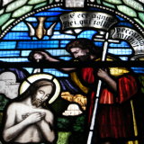 Stained glass, detail II, Tibbermore Church