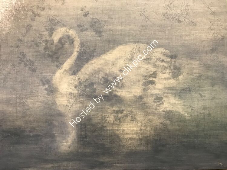Peaceful reflection.  Oil on panel.  59cm x 42cm.  Available from Aberfeldy Gallery.