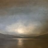 Peaceful journey. Oil on canvas. 90cm x 65cm.  Available from Aberfeldy Gallery.